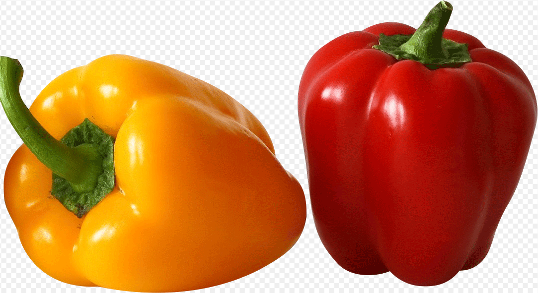 Red Bell Peppers and Orange Bell Peppers