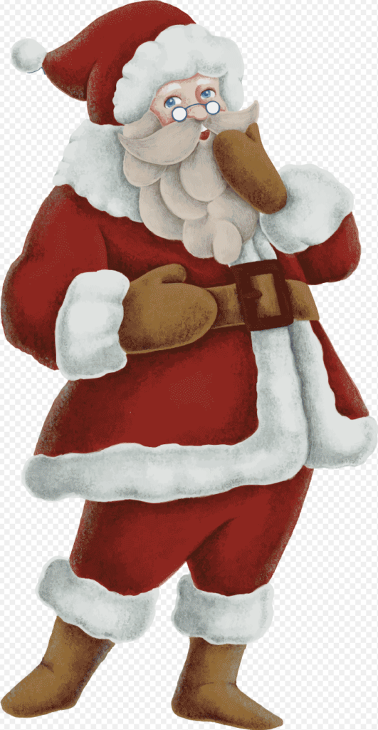 Christmas santa claus watercolor image, Santa Claus png, Father Christmas image