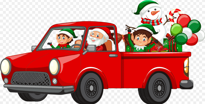 christmas santa claus, santa claus, the santa clause, claus, old fashioned santa pngdrop, Santa's car, Santa sleigh