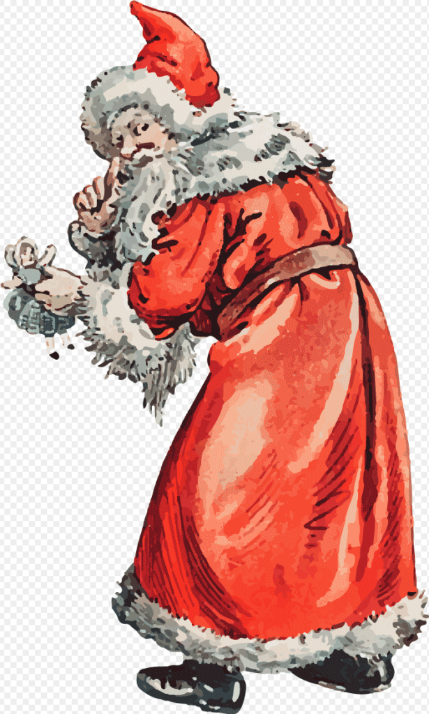 christmas santa claus, santa claus, the santa clause, claus, old fashioned santa pngdrop, watercolor